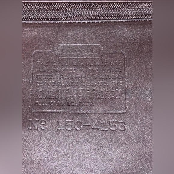 Vintage COACH Bleecker No. B7M-4153 Smooth Leather Bucket Shoulder Bag - Picture 15 of 16